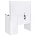 Flora 2-drawer Vanity Set with LED Mirror High Gloss - Casa Morelos / Coahuila Furniture (Oklahoma City, OK)