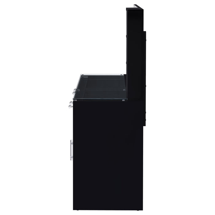 Flora 2-drawer Vanity Set with LED Mirror High Gloss - Casa Morelos / Coahuila Furniture (Oklahoma City, OK)