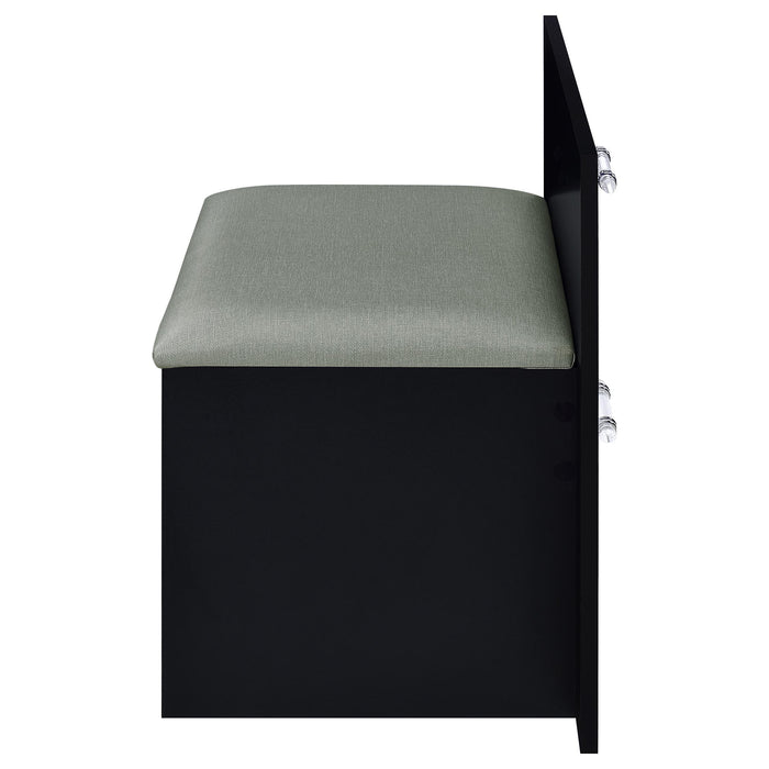 Flora 2-drawer Vanity Set with LED Mirror High Gloss - Casa Morelos / Coahuila Furniture (Oklahoma City, OK)