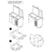 Flora 2-drawer Vanity Set with LED Mirror High Gloss - Casa Morelos / Coahuila Furniture (Oklahoma City, OK)