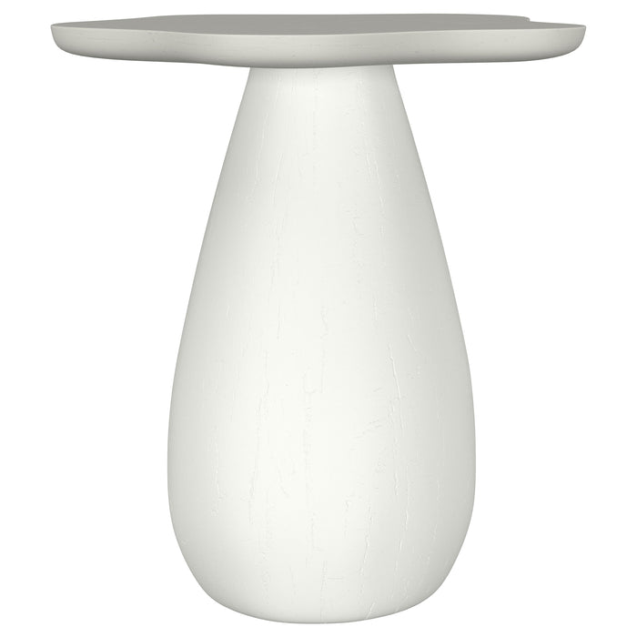 Perth 20-inch Side Table with Cloud-Shaped Top Off White - Casa Morelos / Coahuila Furniture (Oklahoma City, OK)