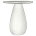 Perth 20-inch Side Table with Cloud-Shaped Top Off White - Casa Morelos / Coahuila Furniture (Oklahoma City, OK)