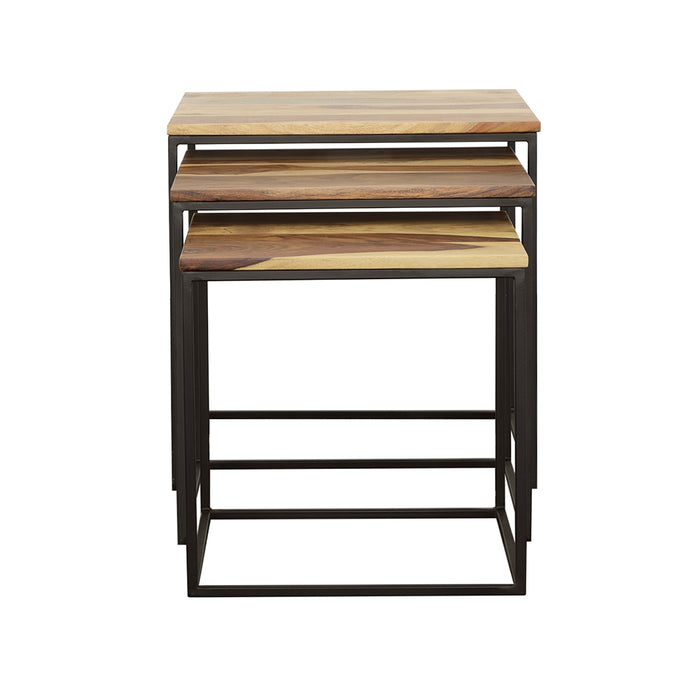 Belcourt Nesting Table Set - Casa Morelos / Coahuila Furniture (Oklahoma City, OK)