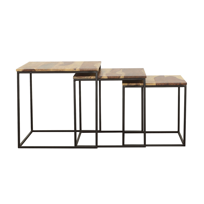 Belcourt Nesting Table Set - Casa Morelos / Coahuila Furniture (Oklahoma City, OK)