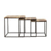 Belcourt Nesting Table Set - Casa Morelos / Coahuila Furniture (Oklahoma City, OK)