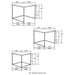 Belcourt Nesting Table Set - Casa Morelos / Coahuila Furniture (Oklahoma City, OK)