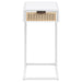 Amherst 1-drawer Radio Weave Cane Metal Side Table - Casa Morelos / Coahuila Furniture (Oklahoma City, OK)