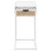 Amherst 1-drawer Radio Weave Cane Metal Side Table - Casa Morelos / Coahuila Furniture (Oklahoma City, OK)