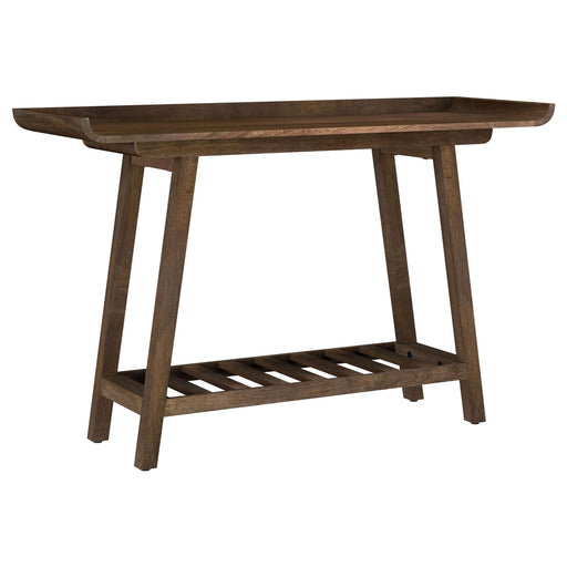Ornelas 46-inch Console Table with Slatted Shelf Mango Brown - Casa Morelos / Coahuila Furniture (Oklahoma City, OK)