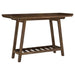 Ornelas 46-inch Console Table with Slatted Shelf Mango Brown - Casa Morelos / Coahuila Furniture (Oklahoma City, OK)