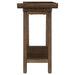 Ornelas 46-inch Console Table with Slatted Shelf Mango Brown - Casa Morelos / Coahuila Furniture (Oklahoma City, OK)