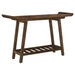 Ornelas 46-inch Console Table with Slatted Shelf Mango Brown - Casa Morelos / Coahuila Furniture (Oklahoma City, OK)