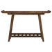 Ornelas 46-inch Console Table with Slatted Shelf Mango Brown - Casa Morelos / Coahuila Furniture (Oklahoma City, OK)