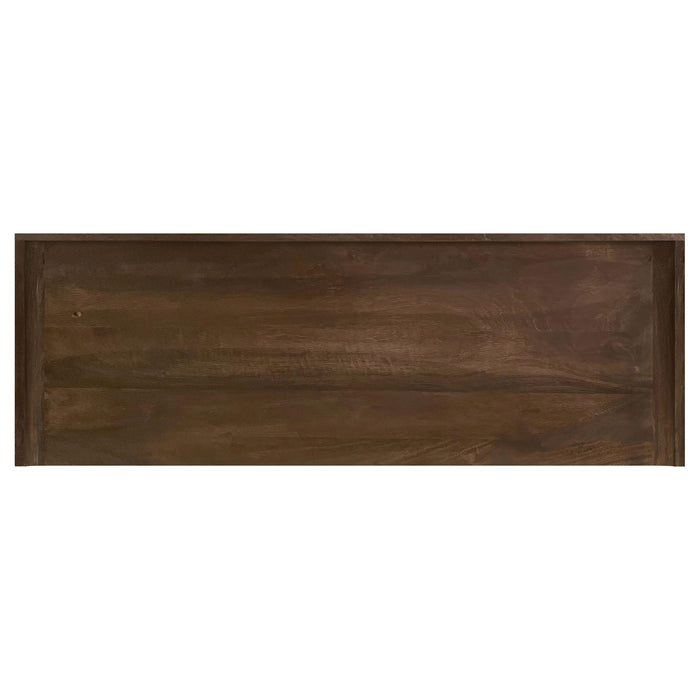 Ornelas 46-inch Console Table with Slatted Shelf Mango Brown - Casa Morelos / Coahuila Furniture (Oklahoma City, OK)