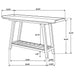 Ornelas 46-inch Console Table with Slatted Shelf Mango Brown - Casa Morelos / Coahuila Furniture (Oklahoma City, OK)