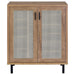Teller 2-door Shoe Storage Cabinet Natural Oak - Casa Morelos / Coahuila Furniture (Oklahoma City, OK)