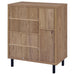 Teller 2-door Shoe Storage Cabinet Natural Oak - Casa Morelos / Coahuila Furniture (Oklahoma City, OK)