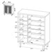 Teller Shoe Cabinets - Casa Morelos / Coahuila Furniture (Oklahoma City, OK)