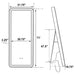 Glendora Standing Mirror - Casa Morelos / Coahuila Furniture (Oklahoma City, OK)