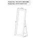 Cadence Standing Mirrors - Casa Morelos / Coahuila Furniture (Oklahoma City, OK)