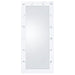 Zayan 32 x 71 Inch Floor Mirror LED Lighting White Gloss - Casa Morelos / Coahuila Furniture (Oklahoma City, OK)