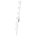 Zayan 32 x 71 Inch Floor Mirror LED Lighting White Gloss - Casa Morelos / Coahuila Furniture (Oklahoma City, OK)