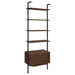 Owens 3-piece 96-inch Wall Mounted Bookshelf Set Walnut - Casa Morelos / Coahuila Furniture (Oklahoma City, OK)