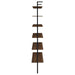 Owens 3-piece 96-inch Wall Mounted Bookshelf Set Walnut - Casa Morelos / Coahuila Furniture (Oklahoma City, OK)