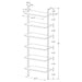 Owens 3-piece 96-inch Wall Mounted Bookshelf Set Walnut - Casa Morelos / Coahuila Furniture (Oklahoma City, OK)