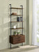 Owens 96-inch 4-shelf Storage Wall Bookshelf Walnut - Casa Morelos / Coahuila Furniture (Oklahoma City, OK)