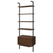 Owens 96-inch 4-shelf Storage Wall Bookshelf Walnut - Casa Morelos / Coahuila Furniture (Oklahoma City, OK)