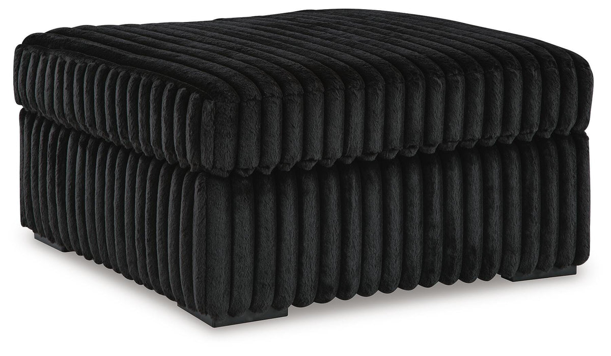 Midnight-Madness Oversized Accent Ottoman - Casa Morelos / Coahuila Furniture (Oklahoma City, OK)