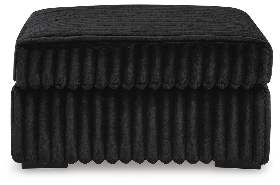 Midnight-Madness Oversized Accent Ottoman - Casa Morelos / Coahuila Furniture (Oklahoma City, OK)