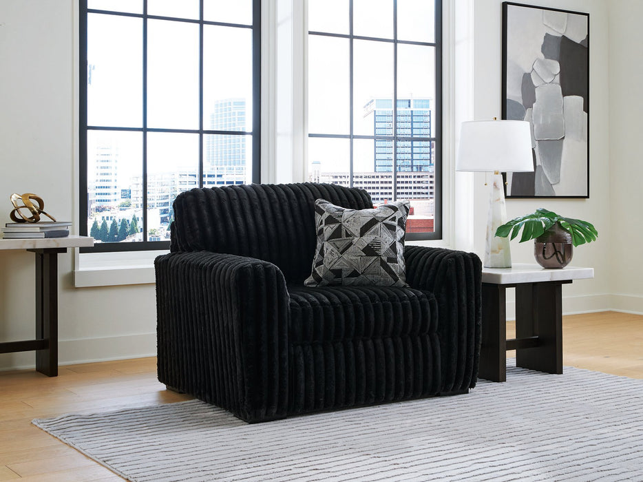 Midnight-Madness Oversized Chair - Casa Morelos / Coahuila Furniture (Oklahoma City, OK)