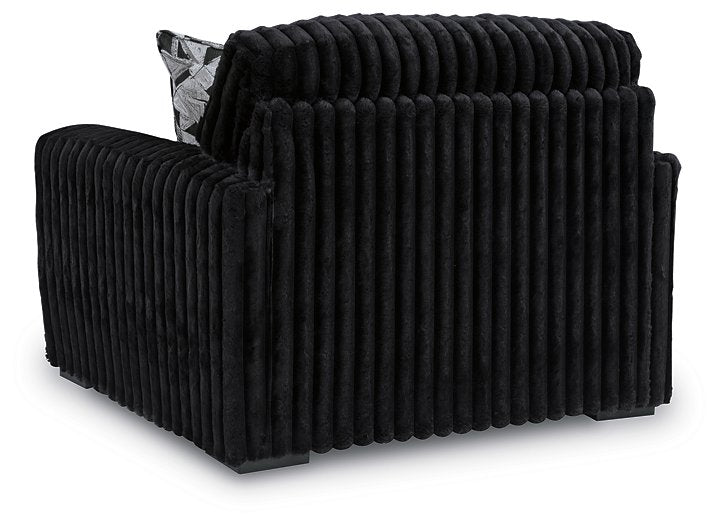 Midnight-Madness Oversized Chair - Casa Morelos / Coahuila Furniture (Oklahoma City, OK)