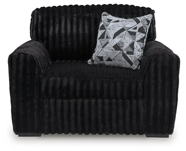 Midnight-Madness Oversized Chair - Casa Morelos / Coahuila Furniture (Oklahoma City, OK)