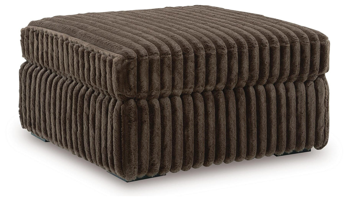 Midnight-Madness Oversized Accent Ottoman - Casa Morelos / Coahuila Furniture (Oklahoma City, OK)