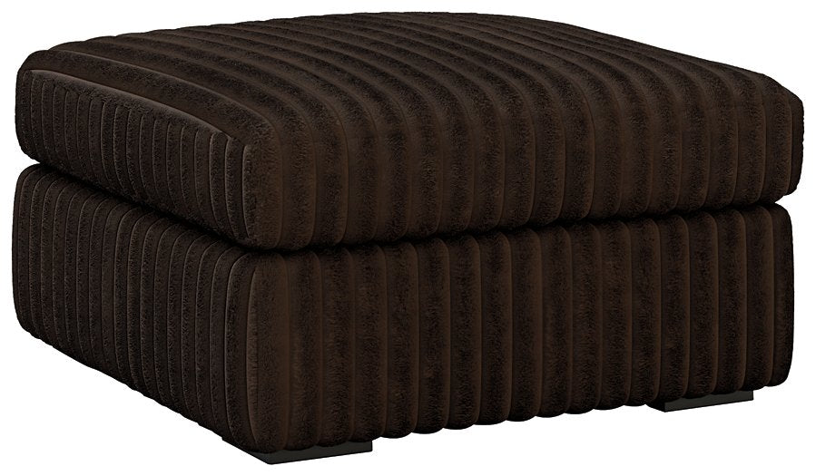 Midnight-Madness Oversized Accent Ottoman - Casa Morelos / Coahuila Furniture (Oklahoma City, OK)