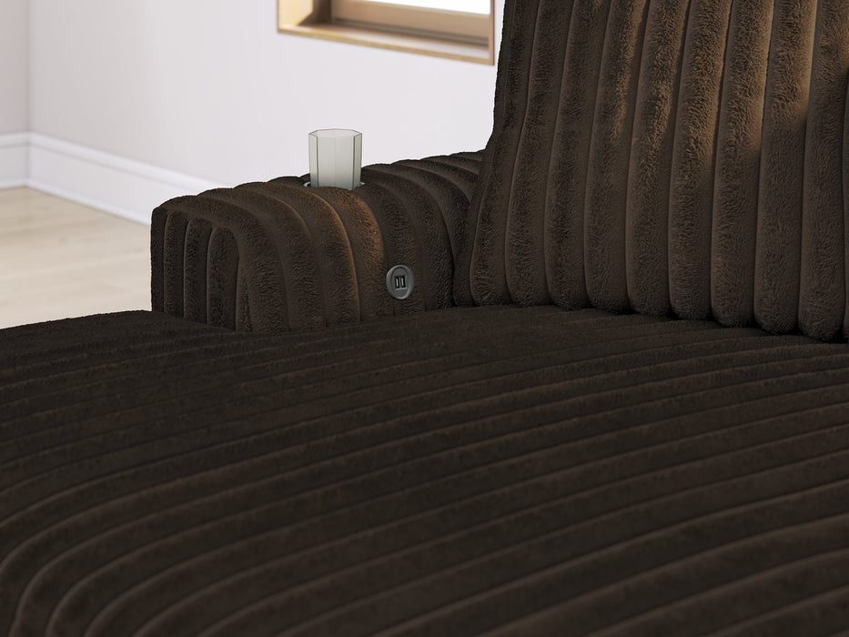 Midnight-Madness Oversized Chaise - Casa Morelos / Coahuila Furniture (Oklahoma City, OK)