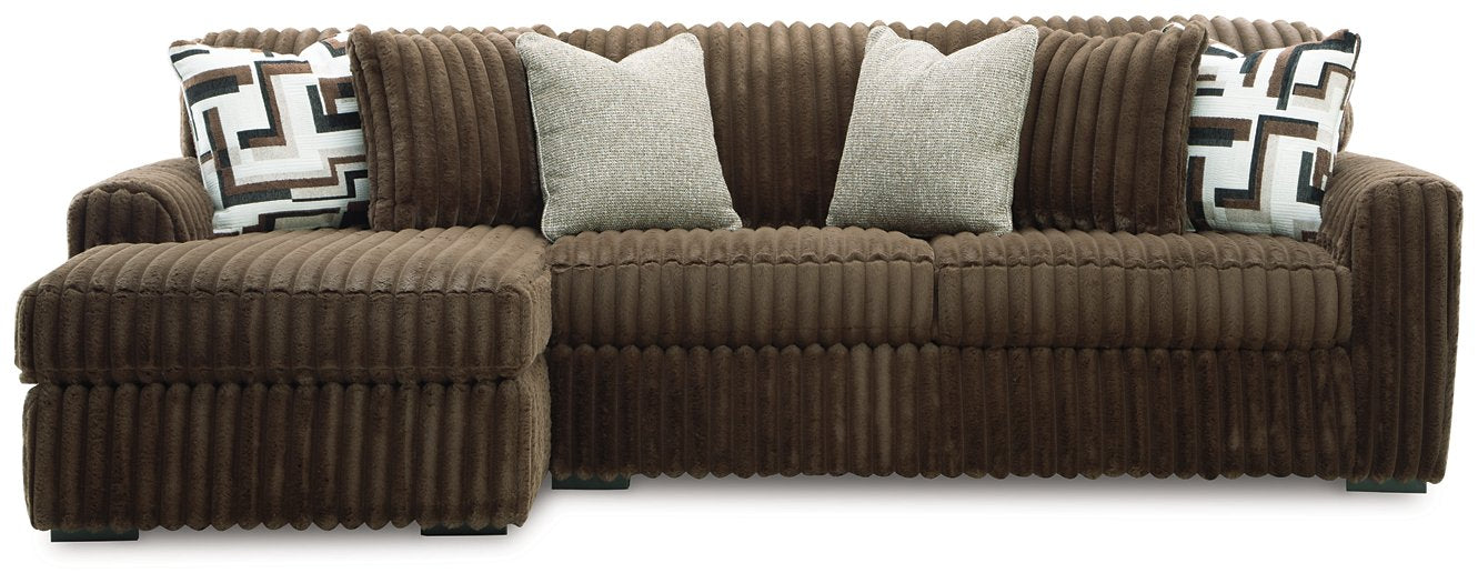 Midnight-Madness Sectional Sofa with Chaise - Casa Morelos / Coahuila Furniture (Oklahoma City, OK)