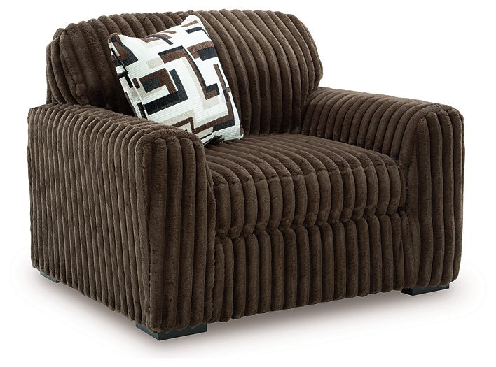 Midnight-Madness Oversized Chair - Casa Morelos / Coahuila Furniture (Oklahoma City, OK)