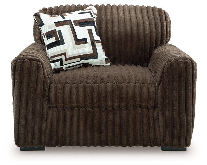 Midnight-Madness Oversized Chair - Casa Morelos / Coahuila Furniture (Oklahoma City, OK)