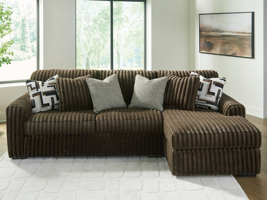 Midnight-Madness Sectional Sofa with Chaise - Casa Morelos / Coahuila Furniture (Oklahoma City, OK)