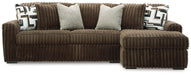 Midnight-Madness Sectional Sofa with Chaise - Casa Morelos / Coahuila Furniture (Oklahoma City, OK)