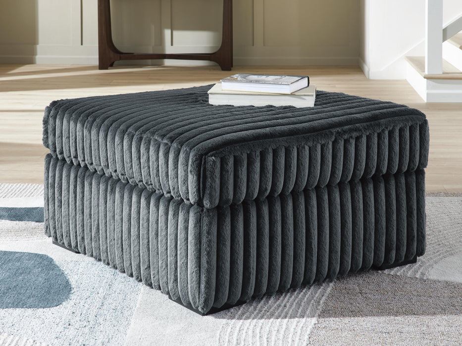 Midnight-Madness Oversized Accent Ottoman - Casa Morelos / Coahuila Furniture (Oklahoma City, OK)
