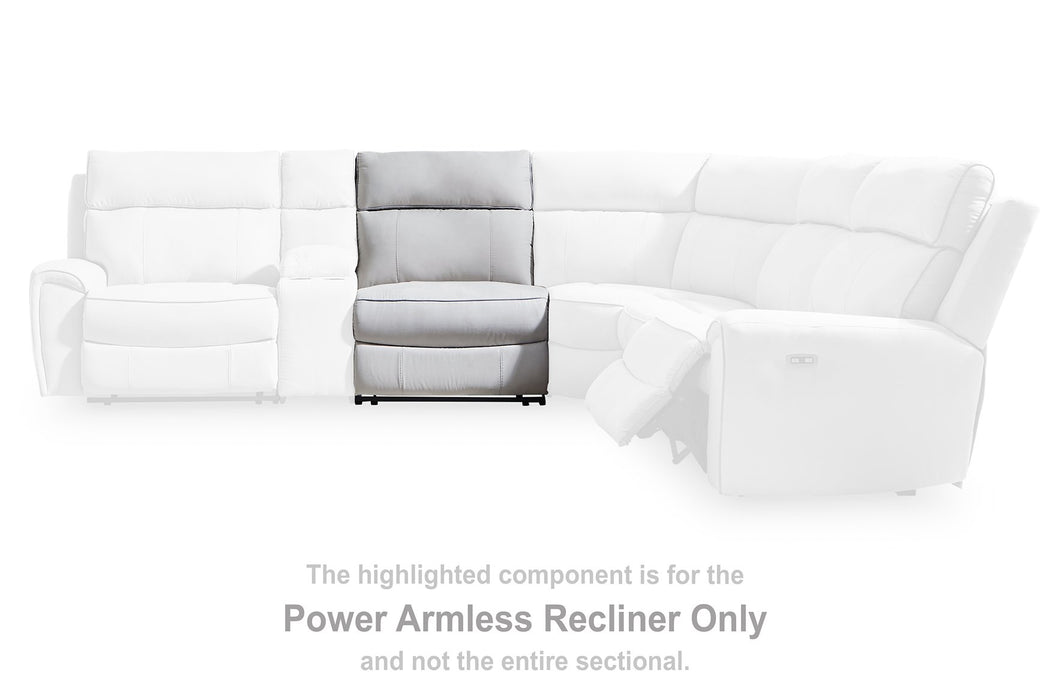 Social Pointe Reclining Sectional with Storage Console - Casa Morelos / Coahuila Furniture (Oklahoma City, OK)