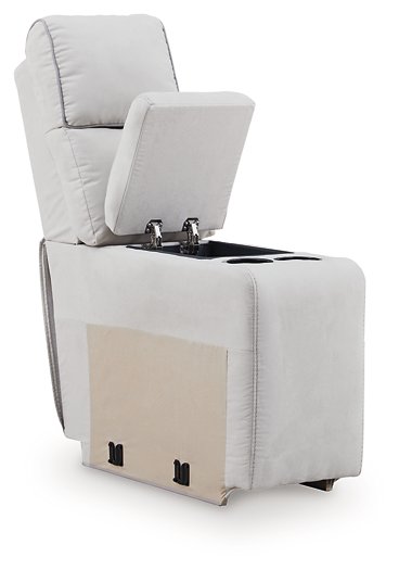 Social Pointe Reclining Sectional with Storage Console - Casa Morelos / Coahuila Furniture (Oklahoma City, OK)