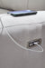 Social Pointe Reclining Sectional with Storage Console - Casa Morelos / Coahuila Furniture (Oklahoma City, OK)