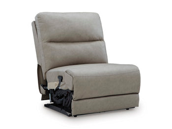 Narwhal Place Reclining Sectional with Storage Console - Casa Morelos / Coahuila Furniture (Oklahoma City, OK)