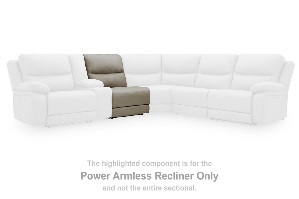 Narwhal Place Reclining Sectional with Storage Console - Casa Morelos / Coahuila Furniture (Oklahoma City, OK)